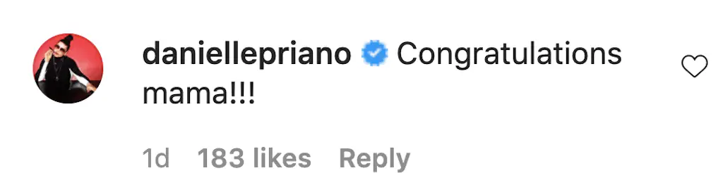 An Instagram comment.
