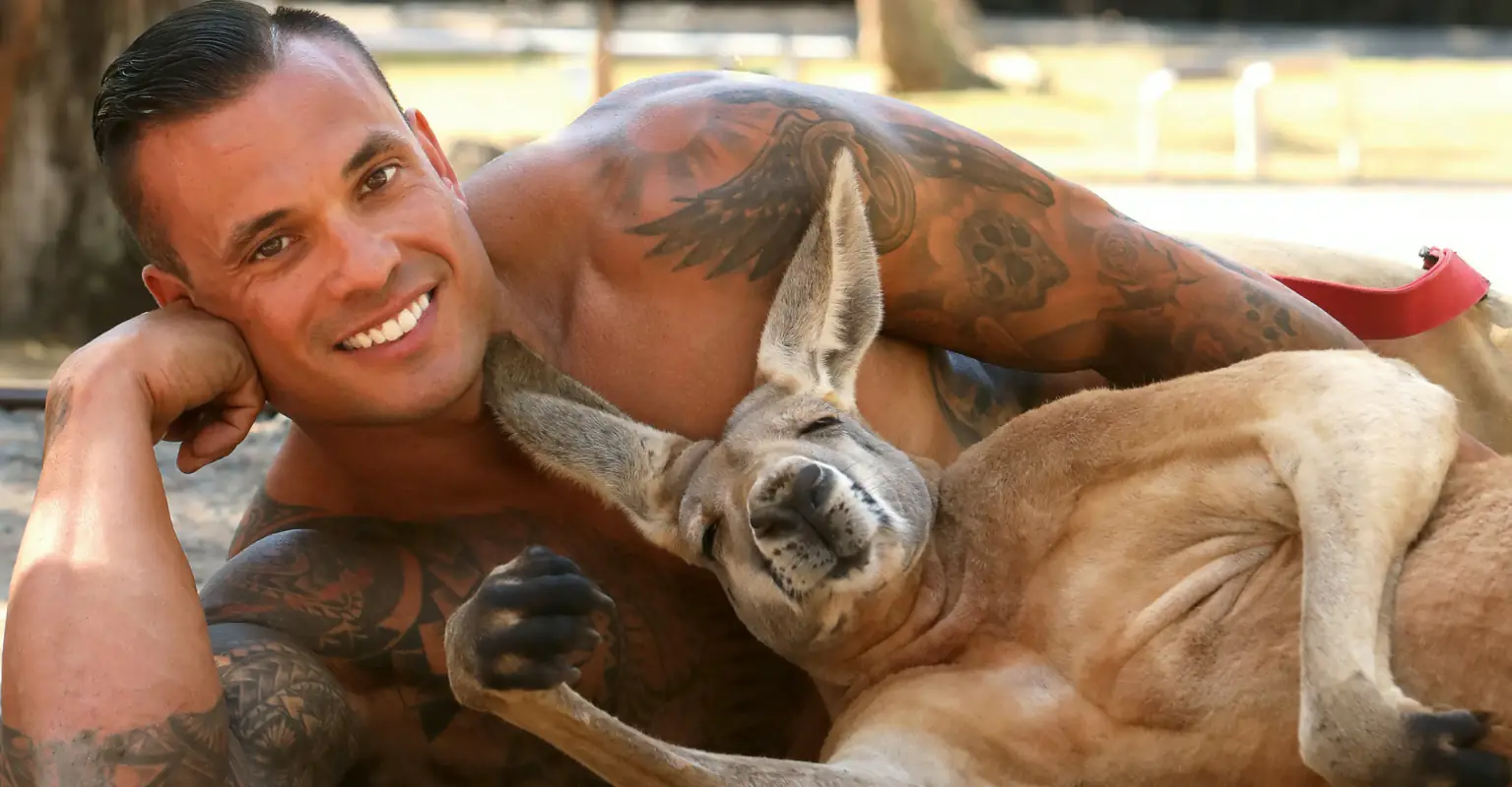 Australian firefighters pose with adorable animals for 2021 calendars