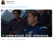 A Twitter comment.