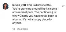 An Instagram comment.