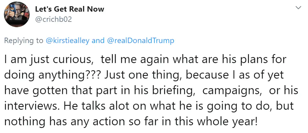 A Twitter comment. 
