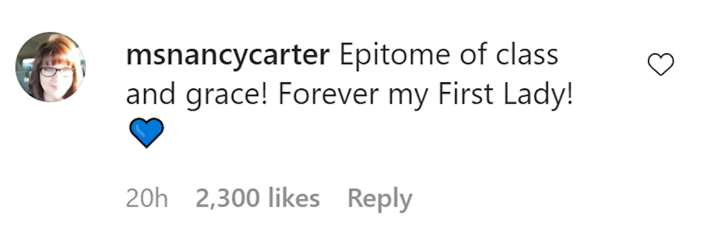 An Instagram comment.