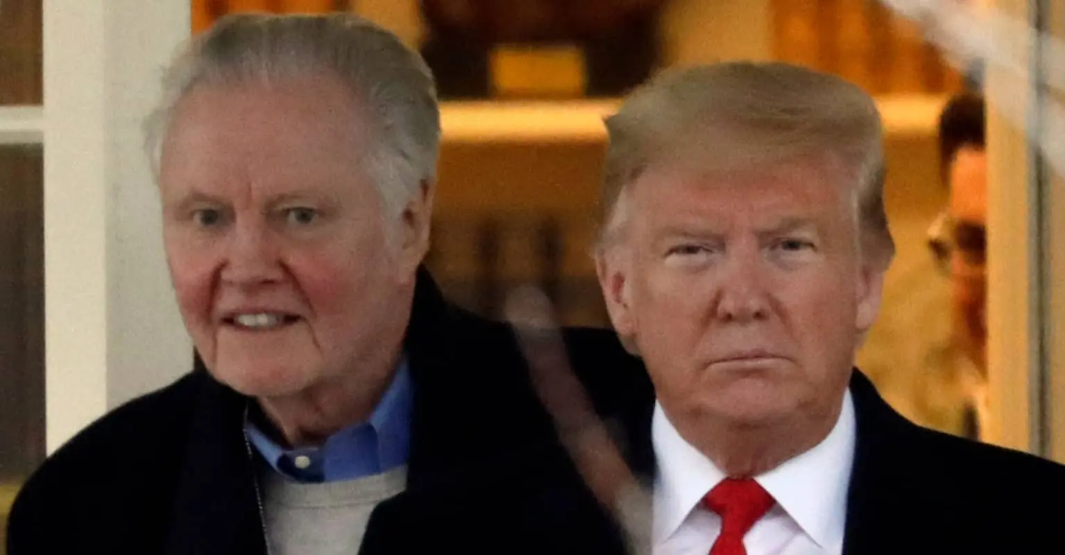 Jon Voight and Donald Trump.