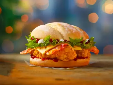 The McDonald's chicken jerk sandwich.