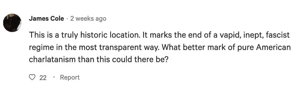A comment.