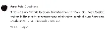 A comment.