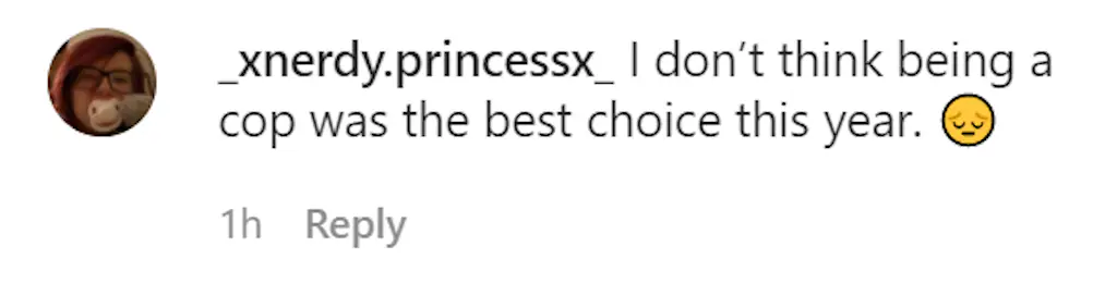 Instagram comment