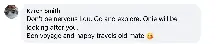 A Facebook comment.