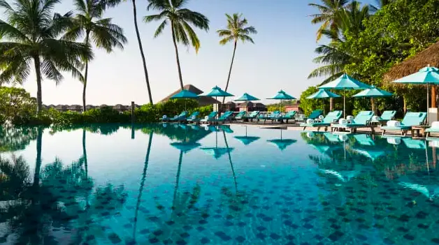 A resort in the Maldieves.