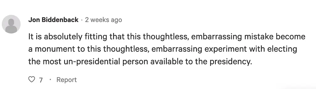 A comment.