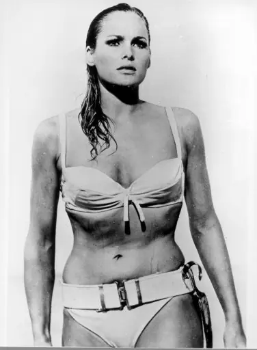 Ursula Andress in the James Bond film, Dr No.
