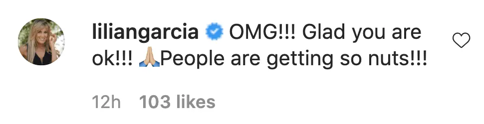 An Instagram comment.