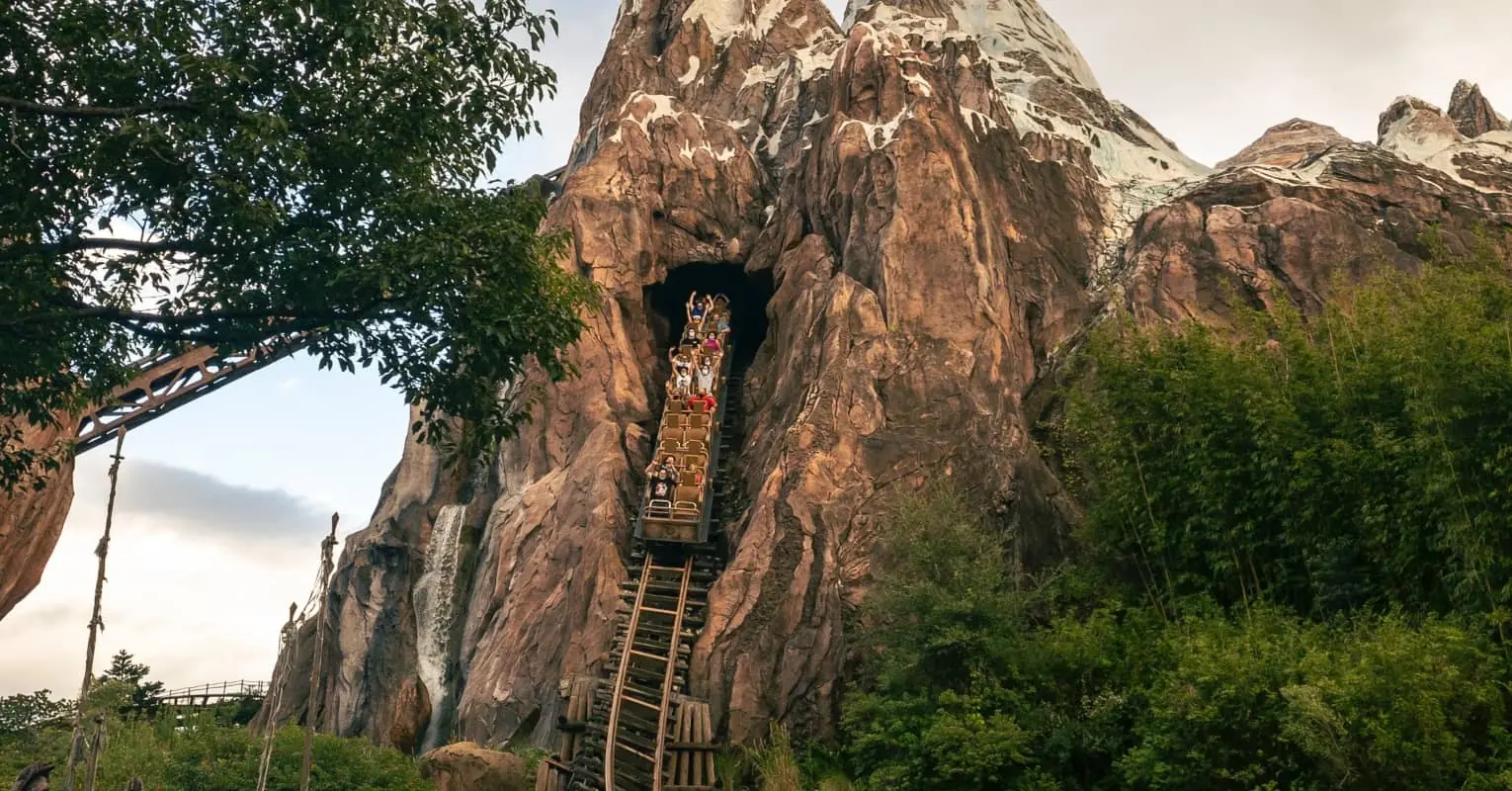 An image of a rollercoaster. 
