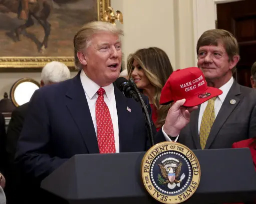 Donald Trump speaking.