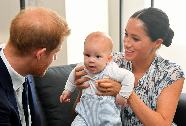 Meghan Markle, Prince Harry and Archie.