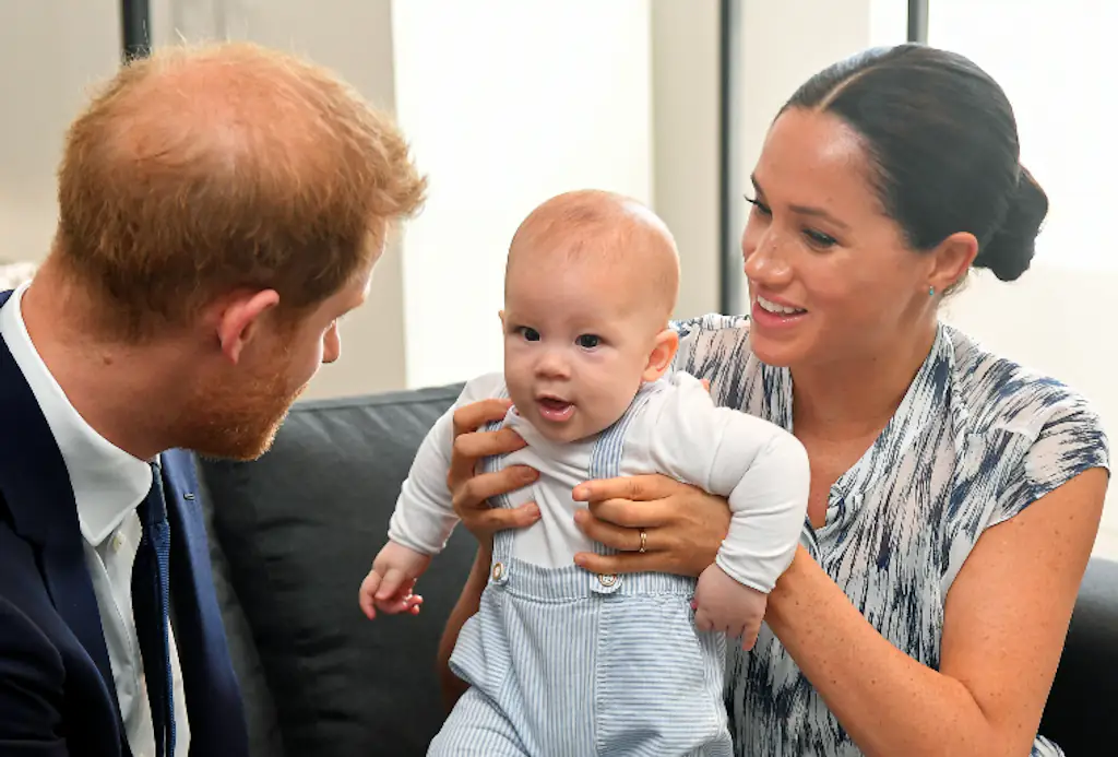 Meghan Markle, Prince Harry and Archie.