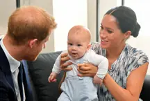 Meghan Markle, Prince Harry and Archie.