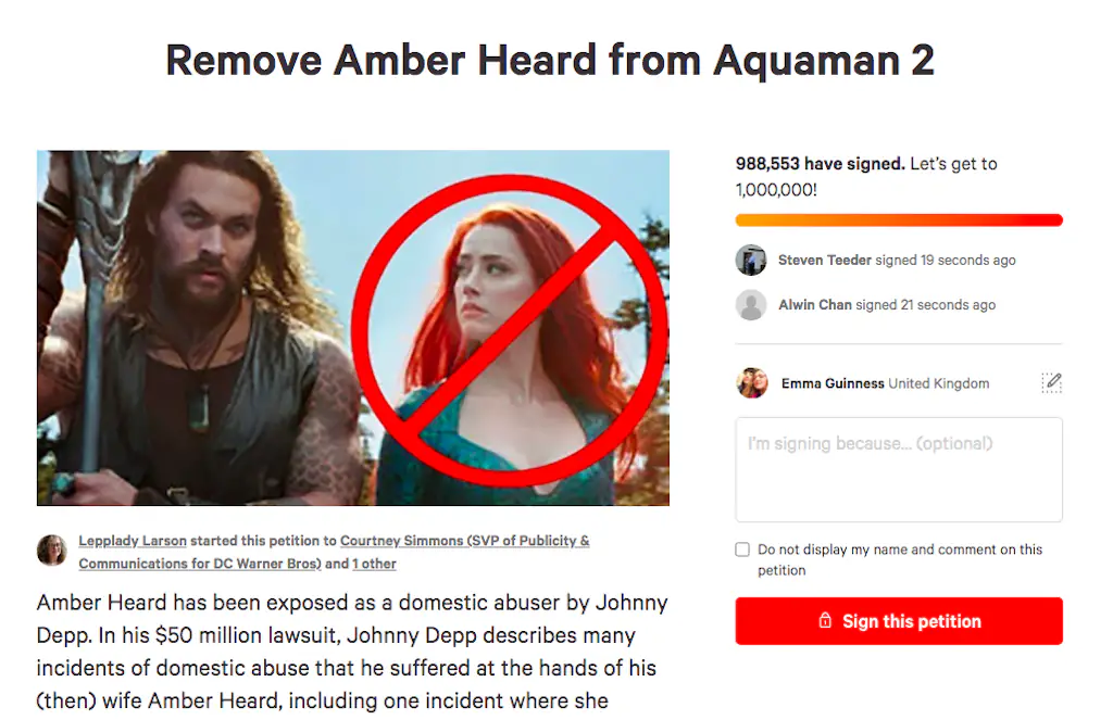 A petition.