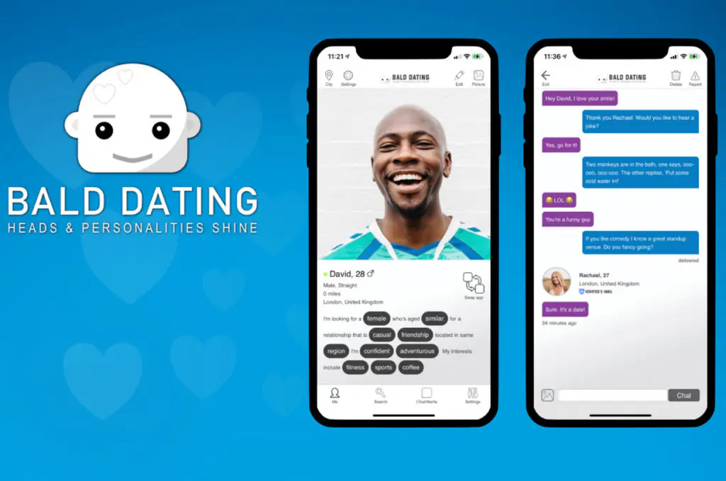 Man launches new dating site for bald people.