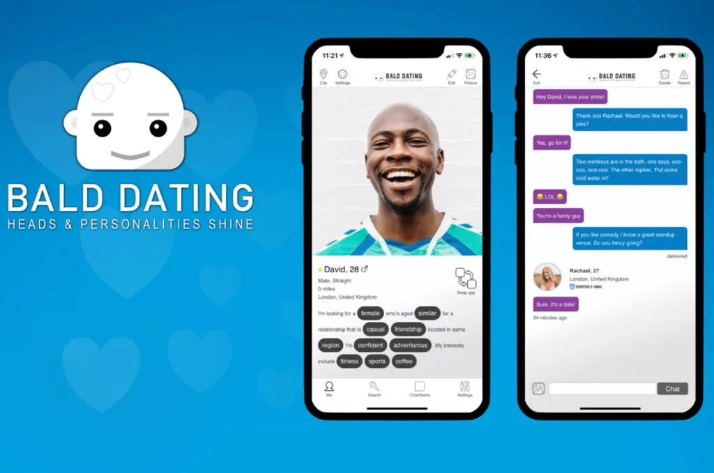 Man launches new dating site for bald people.