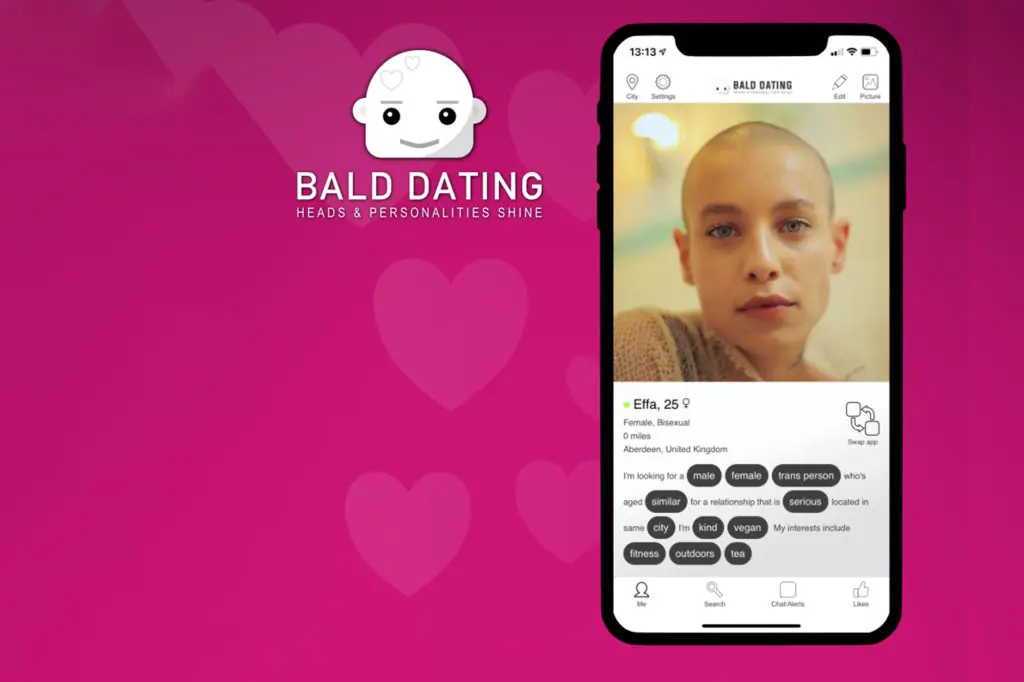 Man launches new dating site for bald people.