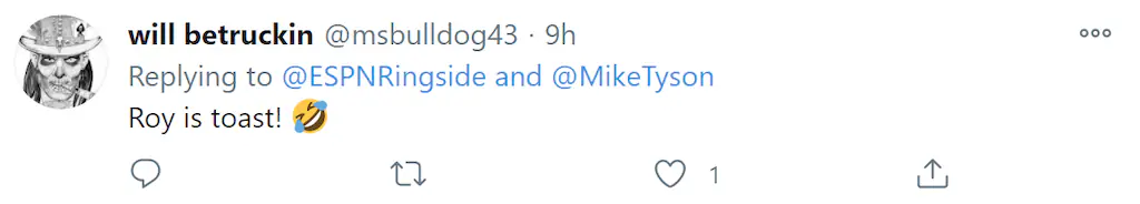 A Twitter comment. 