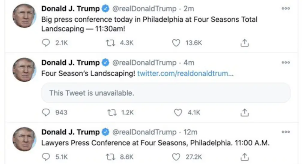 Donald Trump's tweets