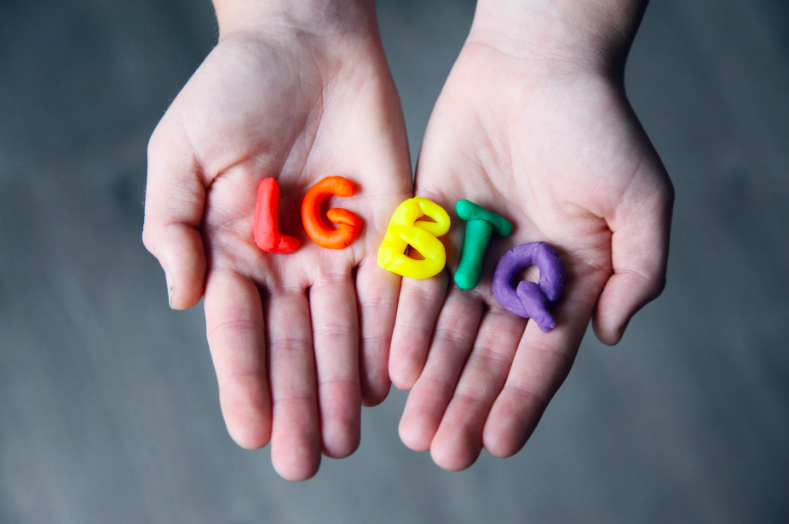 The LGBTQ+ sign.