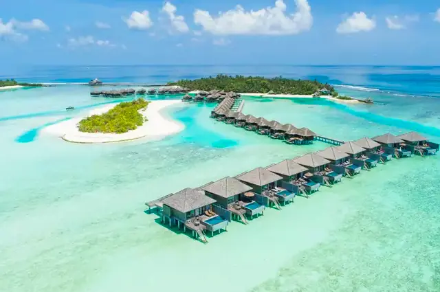 A resort in the Maldives.