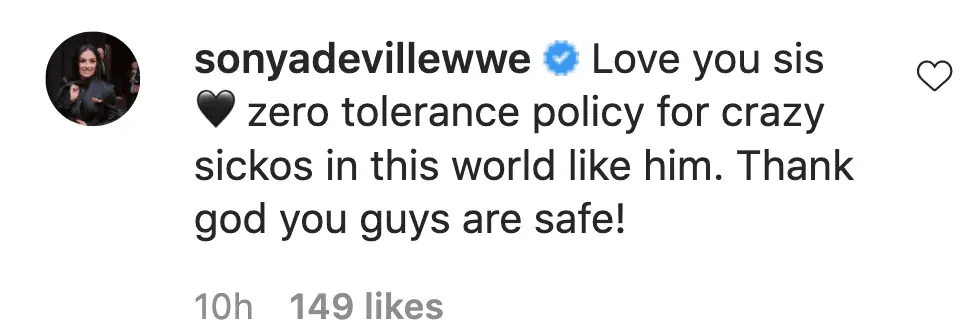 An Instagram comment.