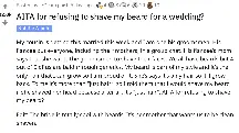 A Reddit post.