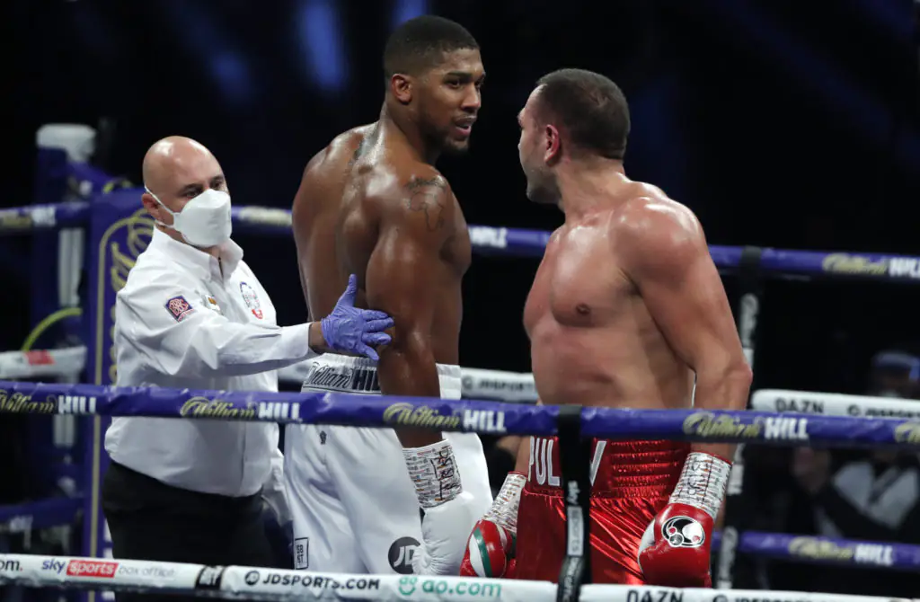 Anthony Joshua and Kubrat Pulev