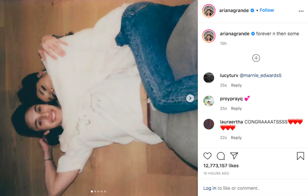 An Instagram post.