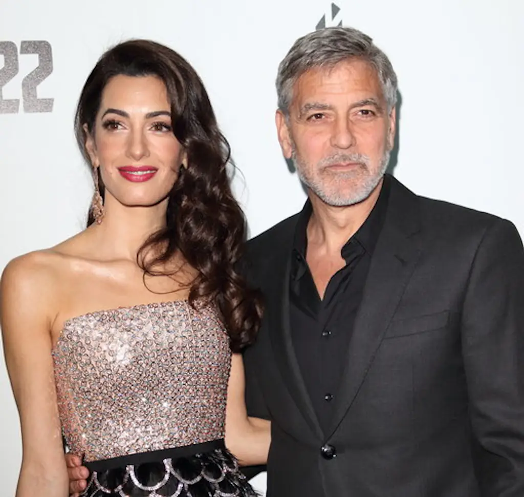 May 15, 2019 - London, United Kingdom - Amal Clooney and George Clooney attend the Catch 22 - TV Series premiere at the Vue Westfield, Westfield Shopping Centre, Shepherds Bush (Credit Image: © Keith Mayhew/SOPA Images via ZUMA Wire)