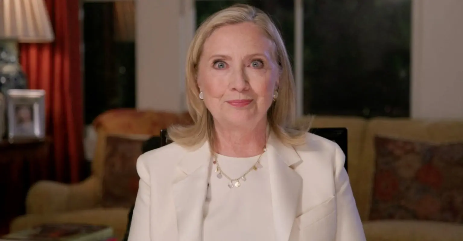 Hillary Clinton confronts 'Borat' conspiracy theorists who believe she drinks children's blood