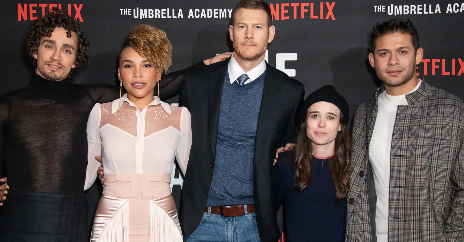 Cast of 'Umbrella Academy' rally behind Elliot Page following transgender announcement