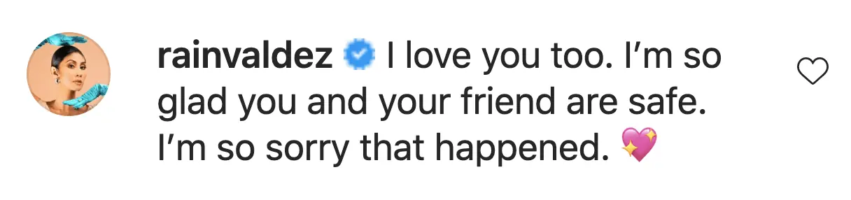 An Instagram comment.