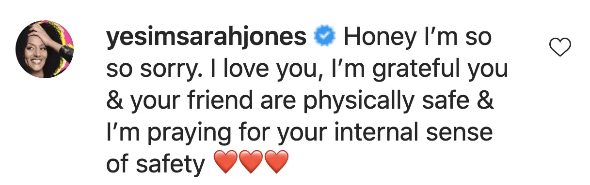 An Instagram comment.