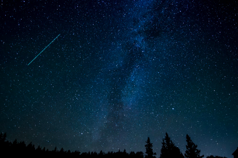 Shooting stars.