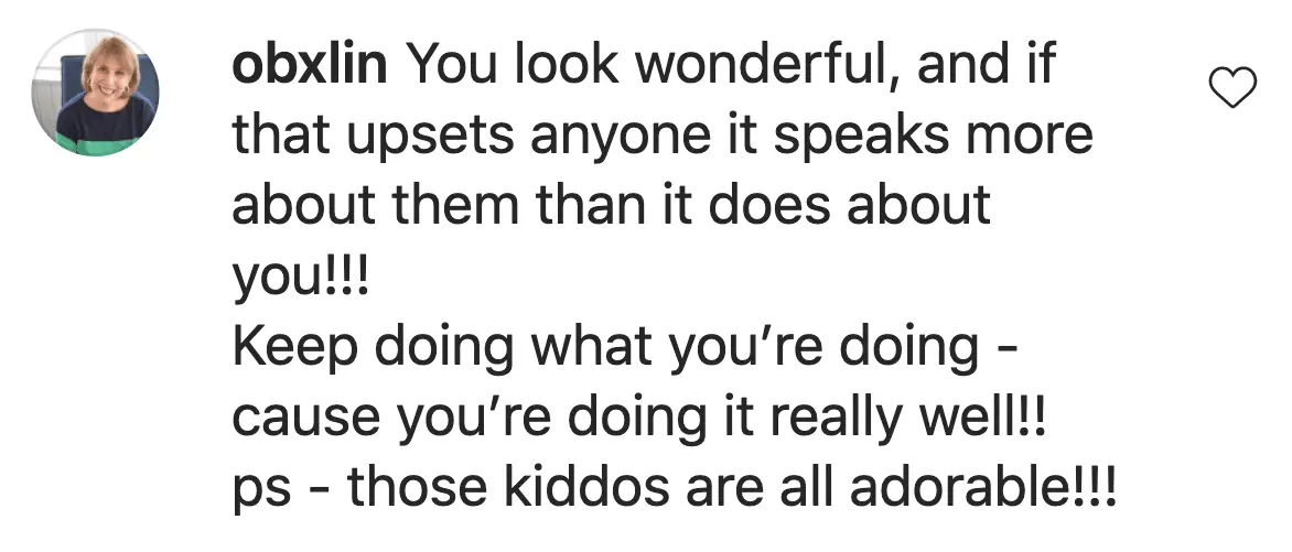 An Instagram comment.