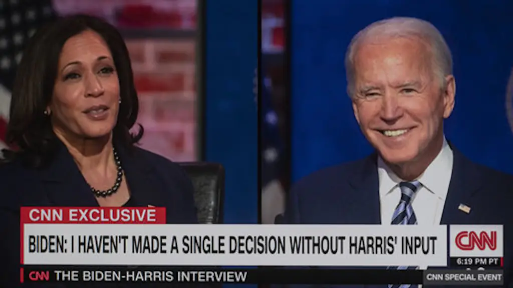 Kamala Harris and Joe Biden.