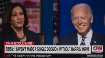 Kamala Harris and Joe Biden.