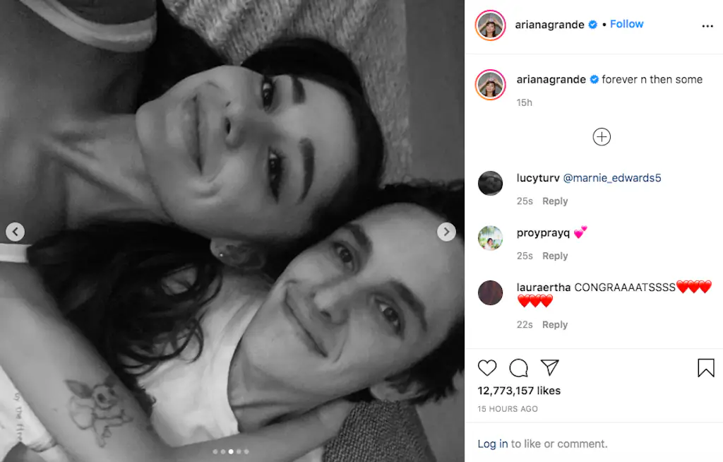 An Instagram post.