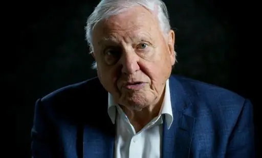 EMBARGOED TO 0900 THURSDAY NOVEMBER 12 Undated handout file grab from video issued by the WWF of Sir David Attenborough, whose Seven Worlds, One Planet will finally make its stage debut in December next year.