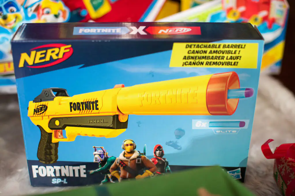 A Nerf gun
