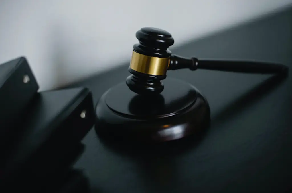 A judge's hammer.