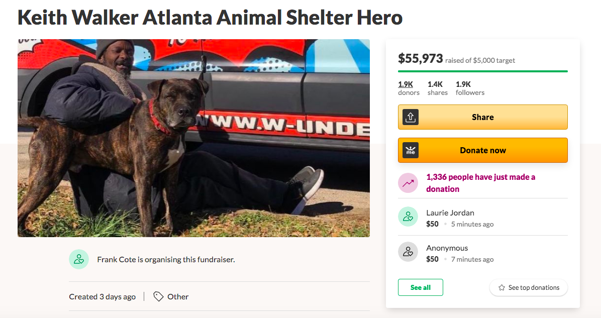 A GoFundMe campaign.