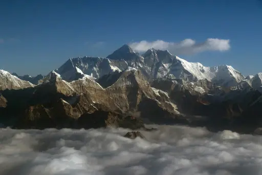 December 7, 2020: The world's tallest peak this week will get a new, unified official height from the two nations it straddles. After years long surveys, China and Nepal will announce the peak's stature Tuesday. How tall is Mount Everest? Until now, it depended on whom you asked: China said it was 29,017 feet. Nepal said it was taller, at 29,028 feet. The countries have closed that 11-foot gap and reached an agreement. China's official height for Everest used 'rock height,' estimating where the peak lay under the snow. Nepal has used a 'snow height.' of 29,028 feet. FILE IMAGE SHOT ON: December 5, 2020, Khumbu, Nepal: An aerial view of Mount Everest, the world's highest peak, in Nepal's Khumbu region. (Credit Image: © Aryan Dhimal/ZUMA Wire)