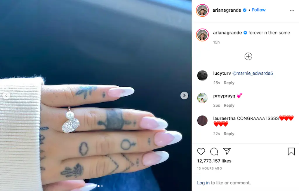 An Instagram post.