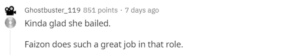Reddit comment